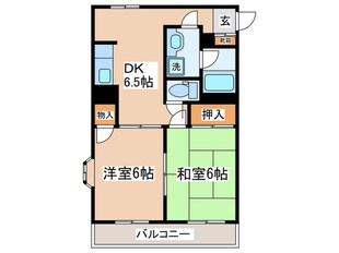 ヴァンヴェール南大沢の物件間取画像